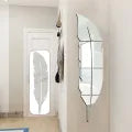 Mirror Wall Decor I Wall Stickers I 3D Leaf Mirror Decor