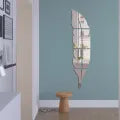 Mirror Wall Decor I Wall Stickers I 3D Leaf Mirror Decor